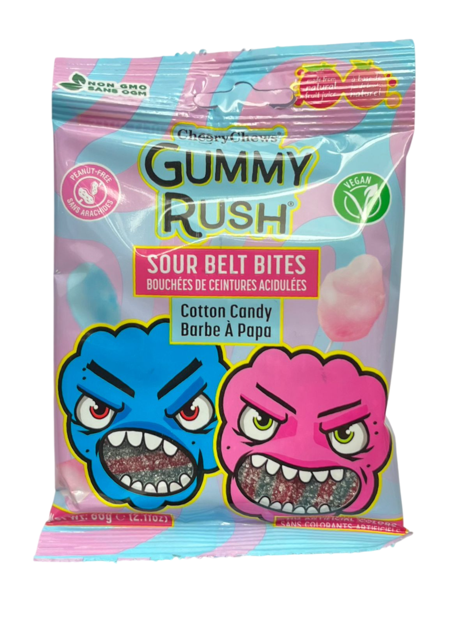 Жев.мармелад Кислые язычки Catton Candy 60 гр / Gummy Rush