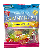 Жев.мармелад Неоновые Червячки КИСЛЫЕ 90 гр / Gummy Rush