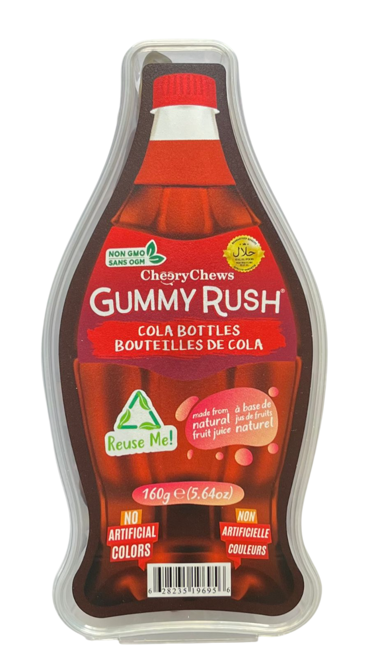 Жев.мармелад Кола бутылочка 160 гр / Gummy Rush