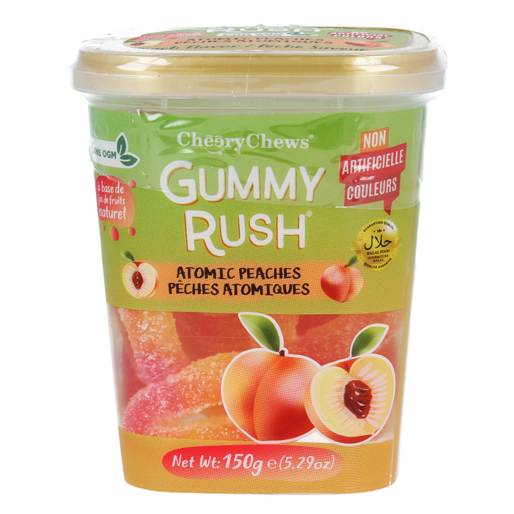 Жев.мармелад Персиковые кольца 150 гр / Gummy Rush