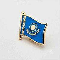 Значок государственный флаг Казахстана