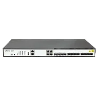 Станционный терминал SNR OLT с 8 портами GPON (SFP), 4 портами 10G/SFP+, 4 комбо-портами 10/100/1000-Base-T/SFP