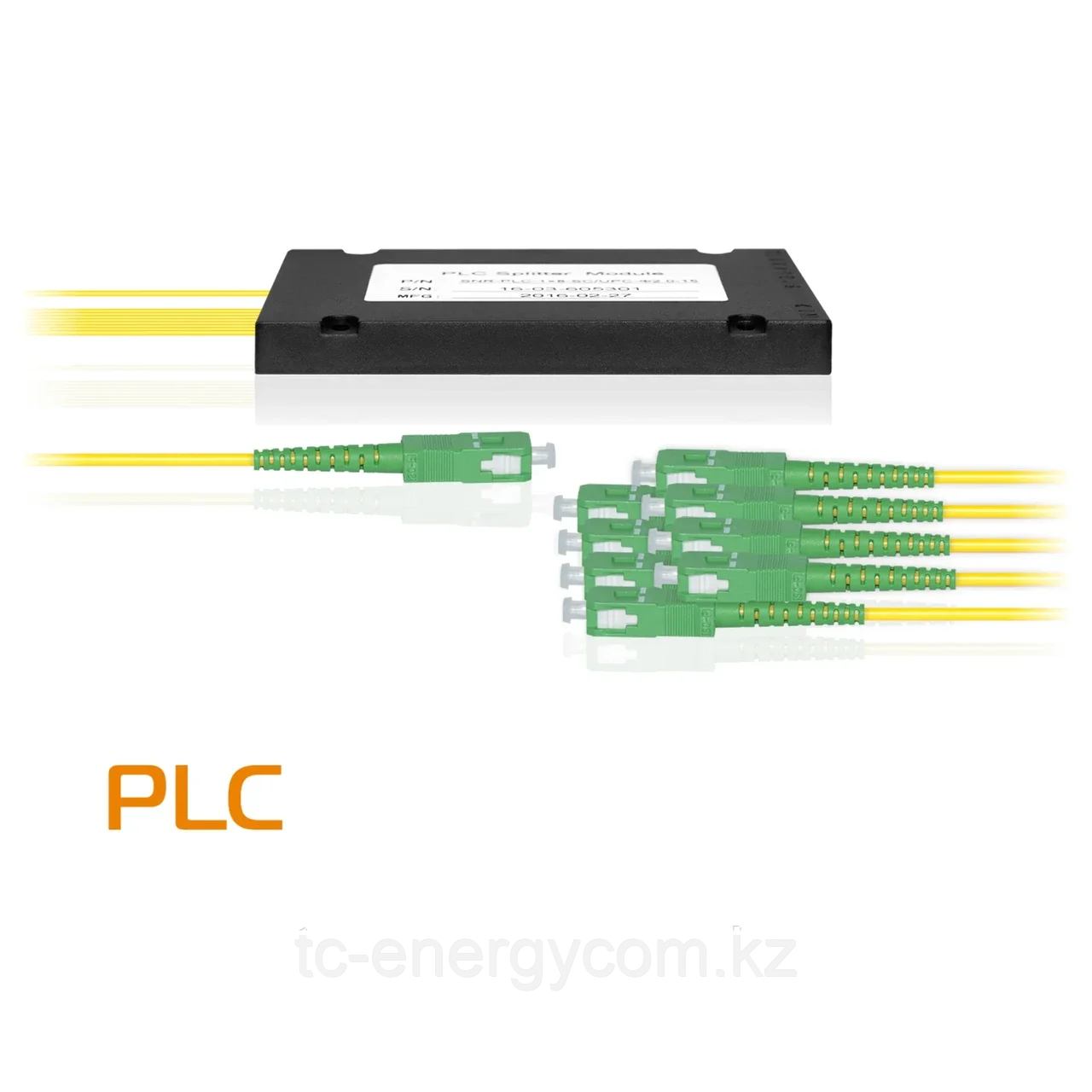 Делитель оптический планарный SNR-PLC-1x8, корпус, разъемы SC/APC, фото 1