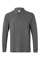 Рубашка поло с длинным рукавом Серый