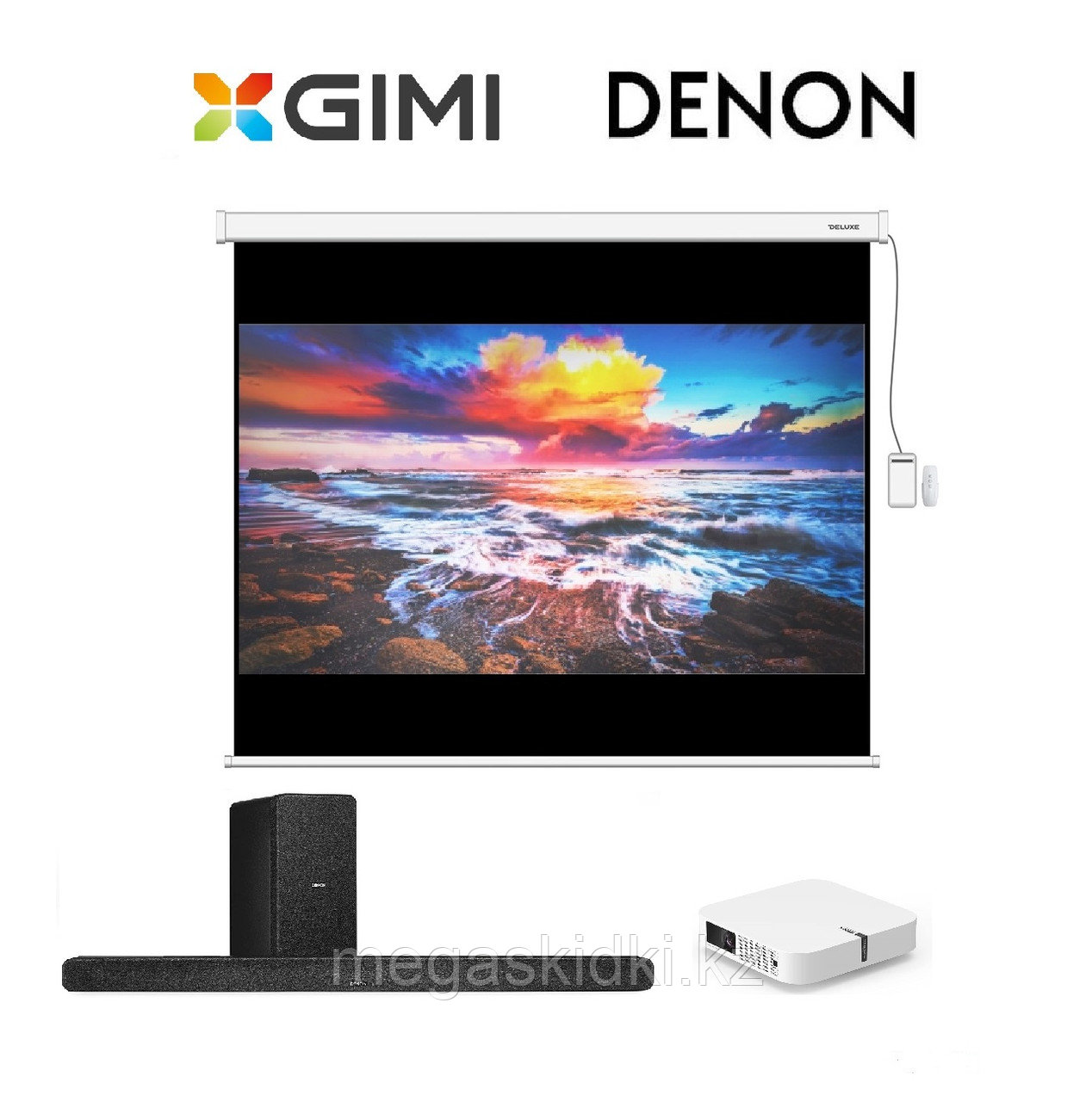 Комплект «Домашний кинотеатр базовый: XGIMI Full HD и Denon"