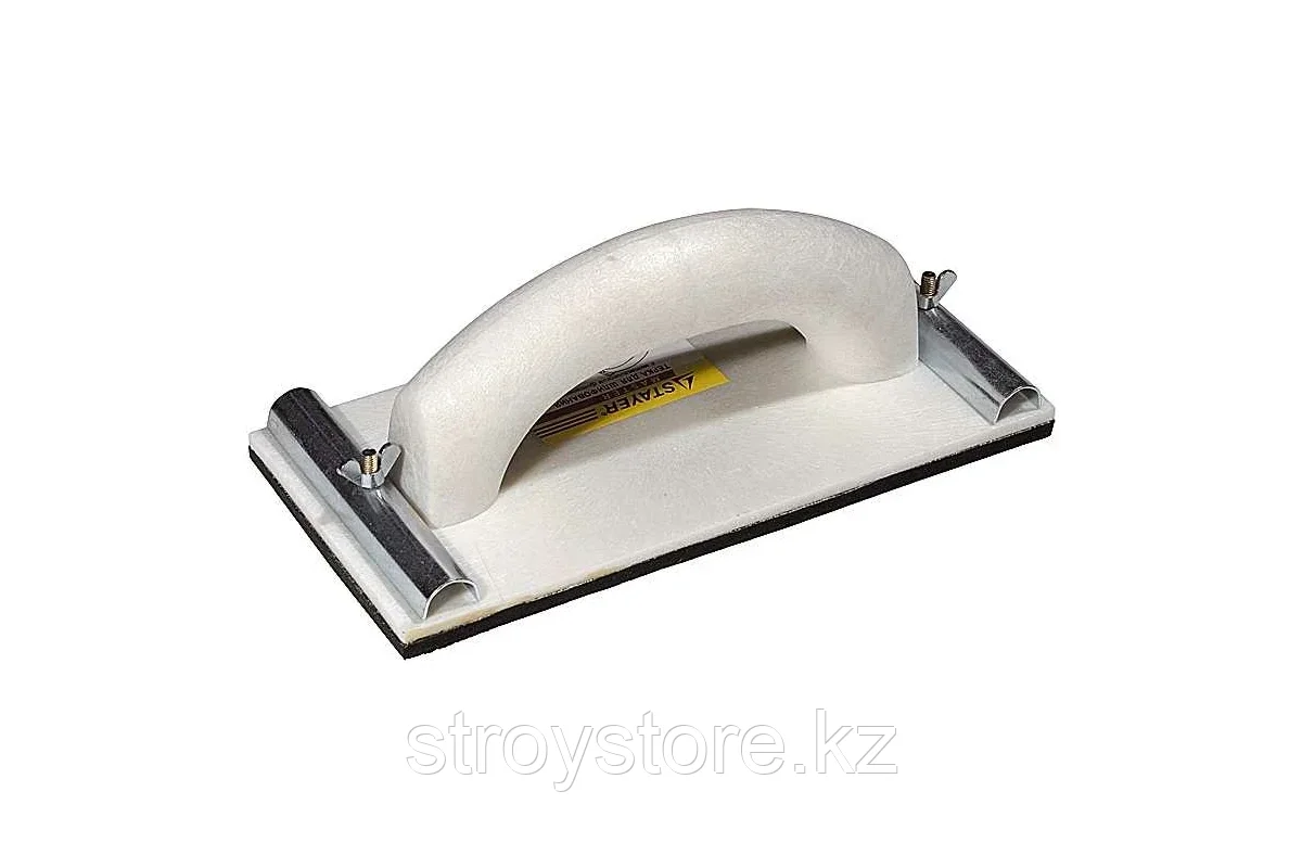 Терка для шлифования, с металлическим фиксатором, STAYER MASTER 230 x 80 мм