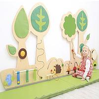 Тактильно-развивающая панель "Лес"