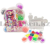 Набор для плетения браслетов Мишка 12 цветов 17*15*3 см