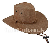 Ковбойская шляпа бежевая