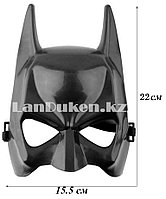 Маска на пол лица Бэтмен Batman, черная