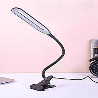 Светодиодная лампа для на прищепке гибкая черная