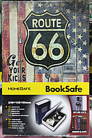 Сейф-книга шкатулка с ключом, 240x155x55 мм