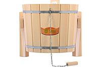 Душ русский БАННЫЕ ШТУЧКИ на 16 л, липа, обливное устройство c пластиковой вставкой и наливным клапа