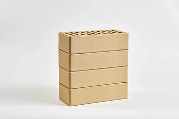 Одинарный кирпич 1НФ 250х120х65, слоновая кость