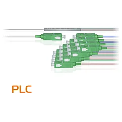 Делитель оптический планарный PLC-M-1x16, бескорпусный, разъемы SC/APC