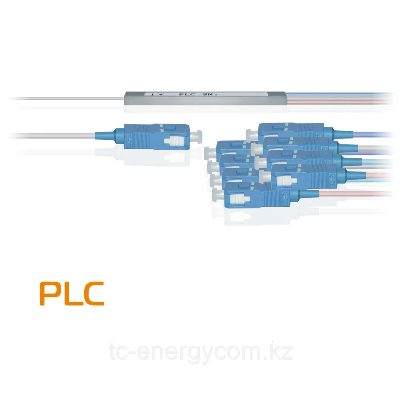 Делитель оптический планарный PLC-M-1x8, бескорпусный, разъемы SC/UPC, фото 1
