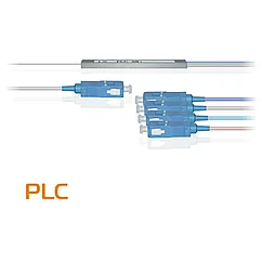 Делитель оптический планарный PLC-M-1x4, бескорпусный, разъемы SC/UPC