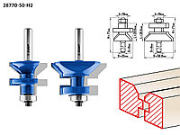 ЗУБР 50 x 30 мм, хвостовик 8 мм, набор фрез для вагонки, Профессионал (28770-50-H2)