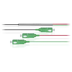 Делитель оптический бескорпусный трехоконный 1x2 SC/APC