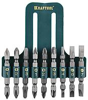 KRAFTOOL KraftMax, 9 шт, набор двусторонних бит (26060-H10)