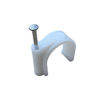 Кабельная скоба монтажная круглая, 20 мм