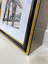 Рамка 30х40 см, Черный с золотом, фото 2