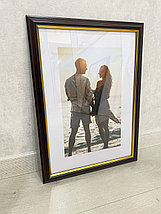 Рамка 30х40 см, Темно - коричневый с золотом (матовый), фото 5