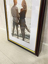 Рамка 30х40 см, Темно - коричневый с золотом (матовый), фото 2