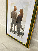 Рамка А3 (29.7х42см) Зеленый с золотом, фото 4