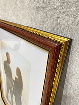 Рамка А3 (29.7х42см) Красный с золотом, фото 4