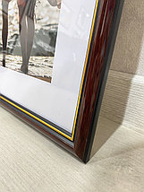 Рамка 30х40 см , Темно - коричневый с золотом, фото 2