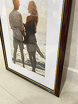 Рамка 30х40 см , Темно - коричневый с золотом, фото 3