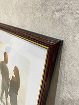 Рамка 30х40 см , Темно - коричневый с золотом, фото 4