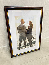 Рамка 30х40 см , Темно - коричневый с золотом, фото 5