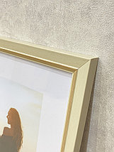 Рамка 30х40 см, Белый  с коричневым контуром, фото 4