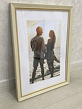 Рамка 30х40 см, Белый  с коричневым контуром, фото 5