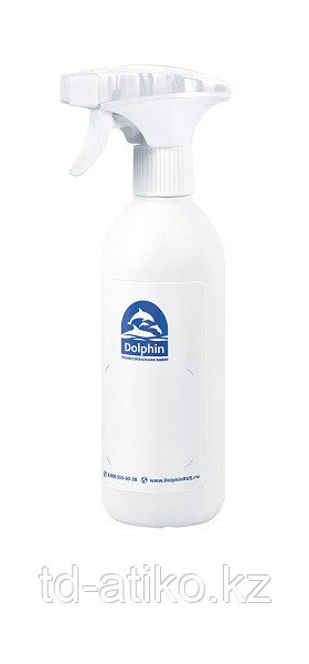 Распылитель профессиональный 0,5 л. бутылка круглая Dolphin /1/9/