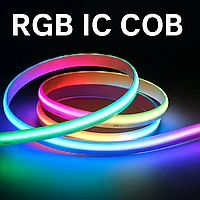 RGB IC COB лента 24 В, 576 LED/м