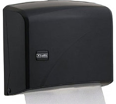 Диспенсер Vialli-К1B для бумажных полотенец Z сложения  (Черный)