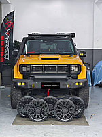 Защита бампера и защитой картера для BAIC BJ40E 2025+ БАЙК силовой стальной бампер защита днища дуга