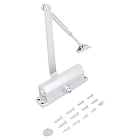 Доводчик Notedo DC-080 60-120 кг, -38, серебро (Л)