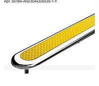 Полоса комбинированная, с противоскользящей вставкой, со штифтом, 19х35х300, H-4мм