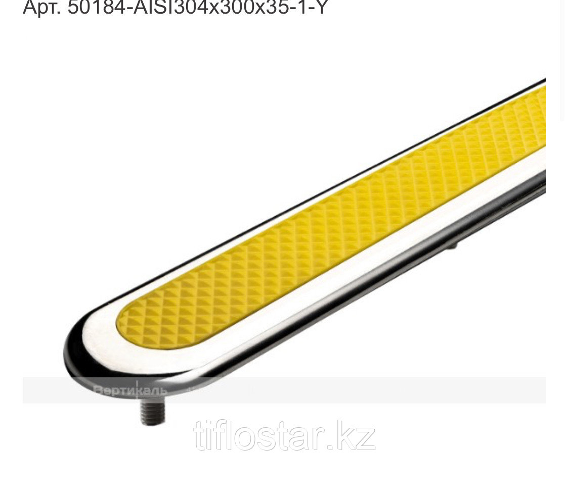 Полоса комбинированная, с противоскользящей вставкой, со штифтом, 19х35х300, H-4мм - фото 1 - id-p125315749