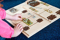 Тактильно-разивающая панель «Замочки»