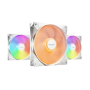 Вентилятор для компьютерного корпуса Bequiet! Light Wings LX 140mm PWM high-speed White Triple pack, фото 1