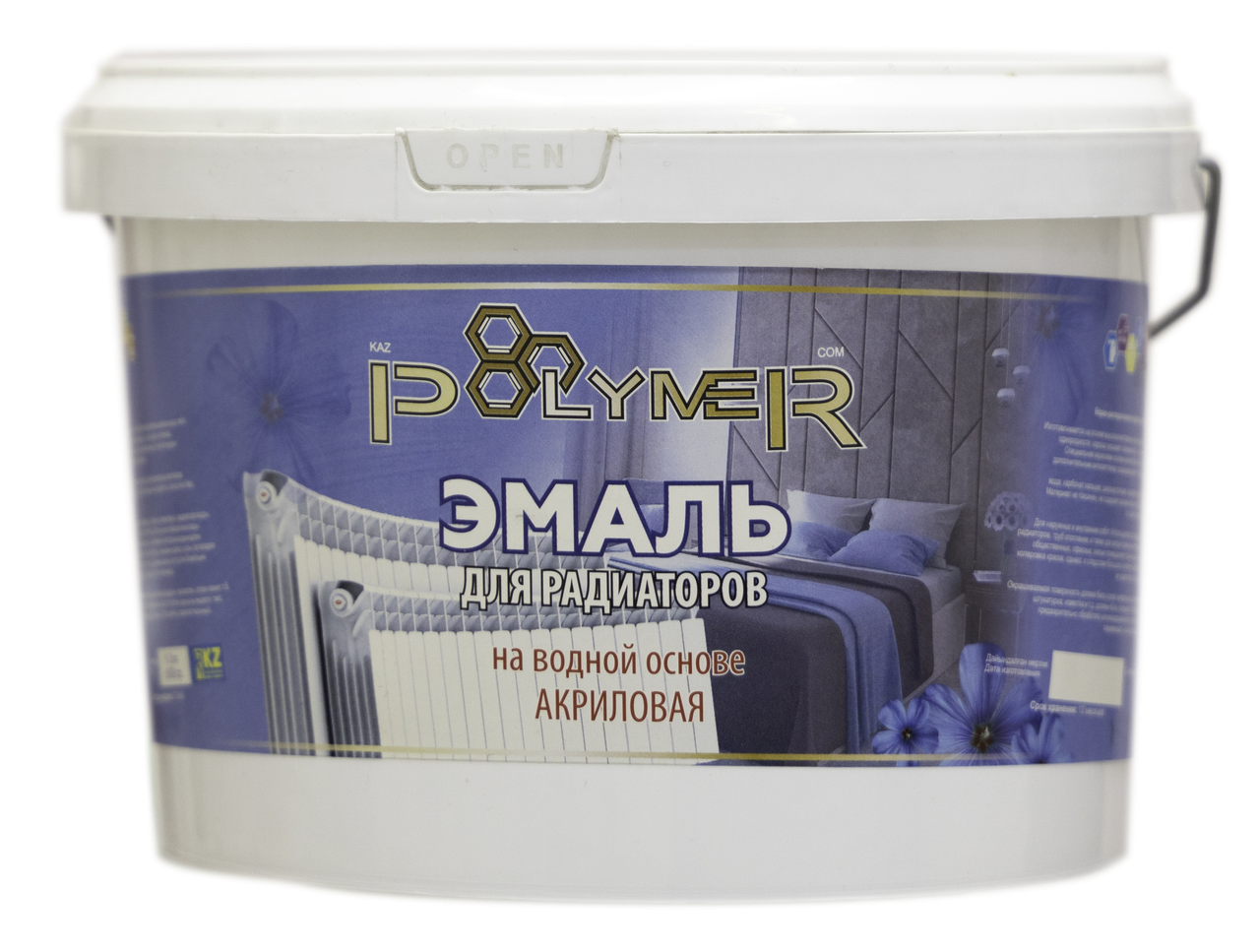 Эмаль для радиаторов на водной основе акриловая, 25 кг - фото 1 - id-p125322867