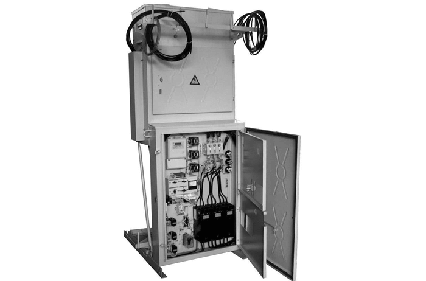Тупиковая КТП с кабельным вводом и выводом номинальной мощностью 25 кВА без трансформатора