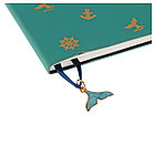 Дневник 1-11 кл. 48л. ЛАЙТ BG "Sea breeze", иск. кожа, тиснение фольгой, декоративная фигурка из эма, фото 4