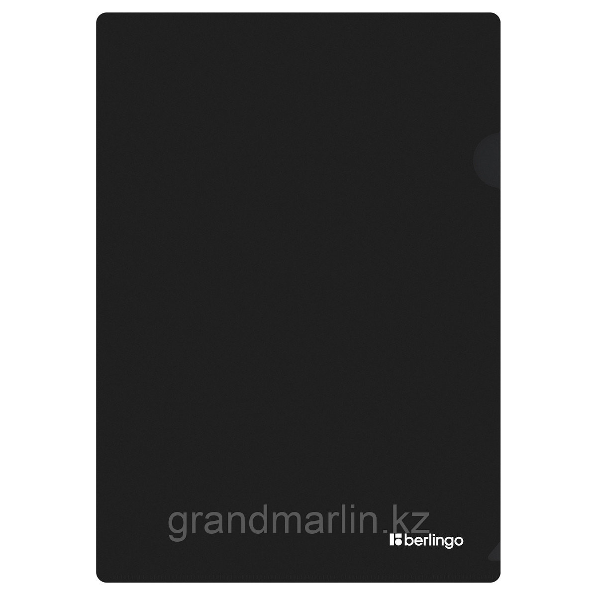 Папка-уголок Berlingo "Soft Touch", А4, 200мкм, софт-тач, черная, фото 1