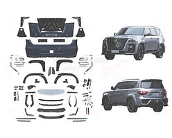 Аэродинамический обвес на Nissan Patrol Y63 дизайн BLACK HAWK EDITION